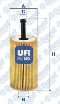 Yag Fıltresı Partner-Berlıngo 96--P106 97--P206 98--P306 93-01-P307- C3 02- 1.4-1.6 16V