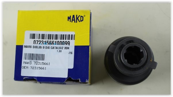 MARŞ DİŞLİSİ 9 DİŞ ÇATALSIZ 35NC-50NC YM TF