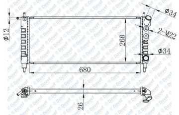 Motor Su Radyatoru (Klımalı) Manuel X10Xe X12Xe Corsa B