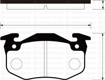 ARKA BALATA R9-R19-P106 96>P206 00>P306 (97-01)MGN I-CLIO I-II-SAXO 96>XSARA 97> İNCE TİP (GDB1305)