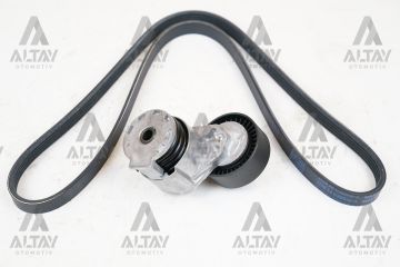 VANTİLATÖR GERGİ SETİ MEGANE / CLIO / KANGOO / FLUENCE / CAPTUR / KADJAR / QASHQAI / MERCEDES C180 / 08=> / 5PK1200 KAYIŞLI