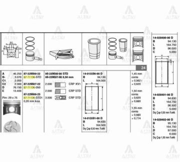 SEGMAN ACCENT 03-06 / GETZ 03-05 / 1.5 DİZEL 050
