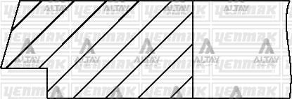 SEGMAN GOLF4  97-04 / BORA / PASSAT / A3 / TOLEDO AKL-AFT-ADP-AEH 1.6 0.50