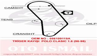 EKSANTRIK KAYISI (121×180) CADDY (95 97) GOLF 1,6 (74 92) PASSAT (73 88) AUDI PORSCHE 924 2,0 8V CT6