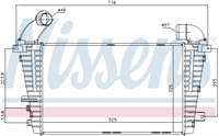 INTERCOOLER TURB0 RADYATORU ASTRA H Z17DTJ Z17DTR 523×328,6×27