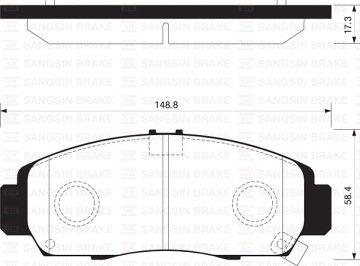 ÖN BALATA HONDA CIVIC SEDAN (07-11) FRV 07=> (GDB3268-GDB3240)