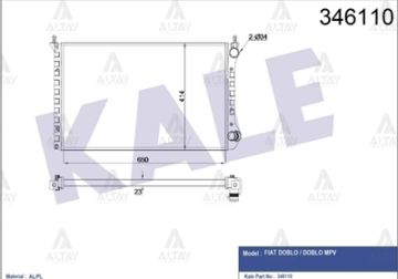 RADYATÖR SU DOBLO 01-10 / 1.9 D M-T MEKANİK