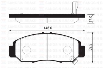ÖN BALATA HONDA CIVIC SEDAN (07-11)-FRV 07=> (GDB3268-GDB3240)