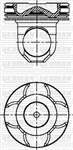 PISTON+SEGMAN 125,00MM STD KOMPLE BMC PRO 1142 EURO 3 / QSMII CM 876 / CIFT PARCALI CELIK PISTON