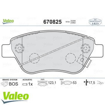 ÖN BALATA CORSA D (KÜÇÜK TİP) 1.0-1.2-1.3 CDTI-1.4 07/06=>10=> DOBLO 03=> PANDA 04=>