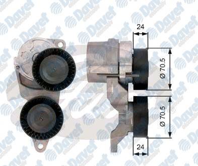 ALTERNATOR GERGI RULMANI  VOLVO S60 2.4D D5 S80 2.4D D5 V70 2.4D D5 XC70 2.4D D5 XC90 D5