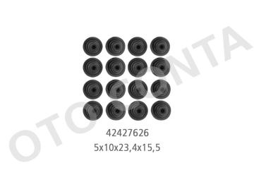 SUBAP LASTİĞİ 5mm TK(16 AD)(5x10x23.4x15.4)DOBLO-LINEA-BRAVO II 1.6 DMTJ 16V (198 A2.000-263 A3.000)
