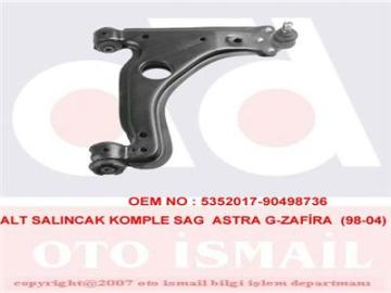 ALT SALINCAK SAĞ ASTRA G 98=>-ZAFIRA 99=> Spor şasiye sahip olmayan araçlar için