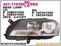 ON FAR SOL [MOTORU UZERINDE SIYAH] VOLKSWAGEN PASSAT 11-