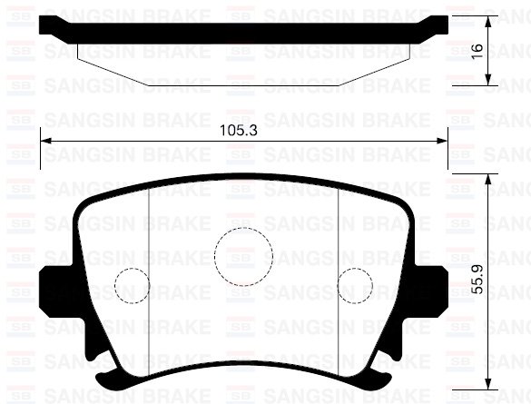 ARKA BALATA PASSAT-CC-CADDY-GOLF5-GOLF6-JETTA-A3-A6-LEON-OCTAVIA-SUPERB 04=> (GDB1622)