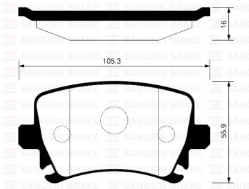 ARKA BALATA PASSAT-CC-CADDY-GOLF5-GOLF6-JETTA-A3-A6-LEON-OCTAVIA-SUPERB 04=> (GDB1622)