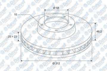 FREN DISKI ADET ON PASSAT 1.6 1.9TDI 2.0 1.8T 05> A4 01> A6 97> SUPERB 02> EXEO 09>