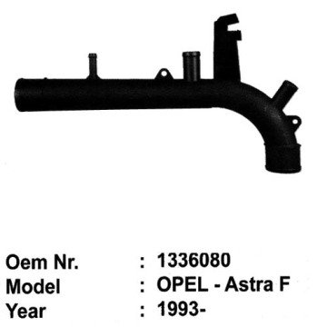 SU TEVZİ BORUSU ASTRA F 93=>