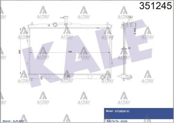RADYATÖR SU H-1 08-11 M-T BRAZING
