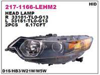 On Far Sag Sıyah Xenonlu Tıp Honda Accord 08-10