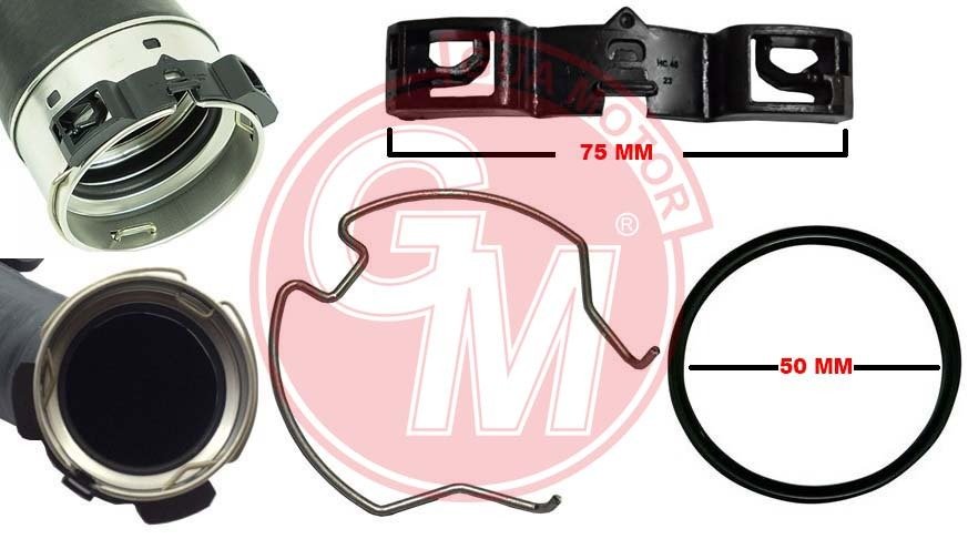 TURBO HORTUMU TAMİR TAKİMİ (KALIN) CLIO IV-DOKKER-LODGY-LOGAN II-SANDERO II-DUSTER 1.5 DCI 09=> (144604208R-144604914R-144608527R-144607725R)