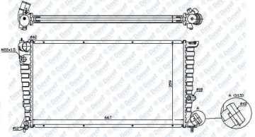 Motor Su Radyator Partner P306 Berlıngo Xsara Xud9 Klımasız (< 00) Olcu: (670×377×23) Gecmelı (1351V8)