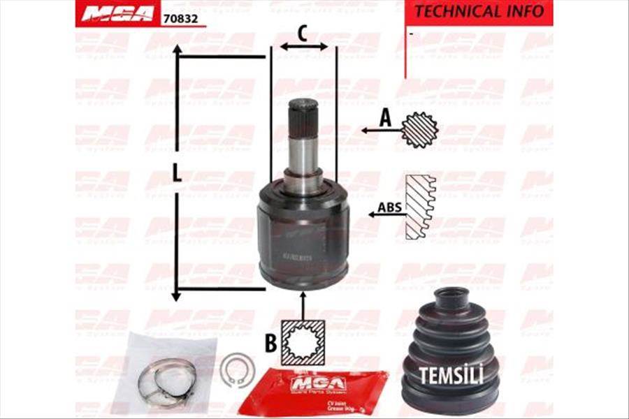 AKS KAFA IC-(HONDA: CIVIC 88>95 ) (25×30×35)