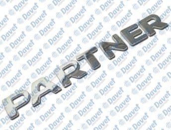 BAGAJ KAPAK YAZISI PEUGEOT  PARTNER 03->