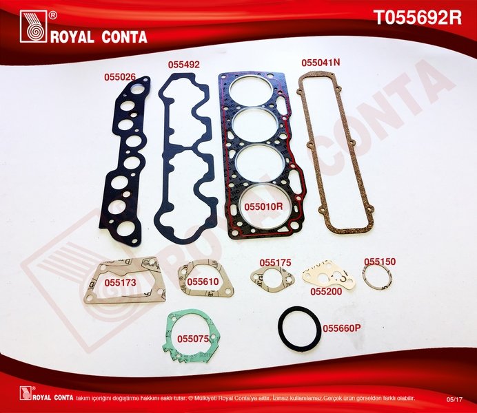 ÜST TAKIM CONTA TMPR-SLX 1.6 (159 A3.000- A3.048-159 A3.048) (KEÇE VE SUBAP LASTİĞİ YOK)