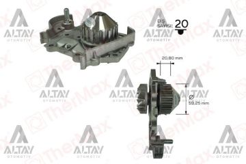 DEVİRDAİM SYMBOL  98-12 / LOGAN 04-12 / CLIO II 98-05 / MEGANE I 96-03 / 1.4 (K7J-K7M) ALUMİNYUM PERVANE