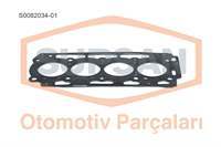 SILINDIR KAPAK CONTASI CELIK P206 P307 P107 P207 307 C1 C2 C3 (I II III) XSARA 208 DS3 DV4TD / DV4C (1,4 HDI 8V) FIESTA FUSION 1,4TDCI DURATORQ (2 DELIK) KALINLIK: (1,25MM)