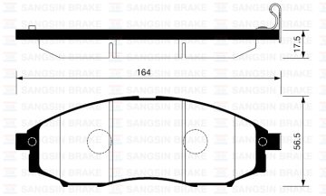ÖN BALATA NISSAN D22/YD25 NAVARA PICK-UP KING CAB 2.5DI 4WD 4X4-2.4I 4WD 02=> (GDB33409)
