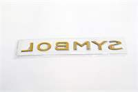 SYMBOL ARKA YAZI ''Y.M'' - (RENAULT: CLIO)