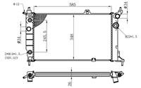 Motor Su Radyatoru (Brazıng) Klımalı A,T Astra F X16Xel