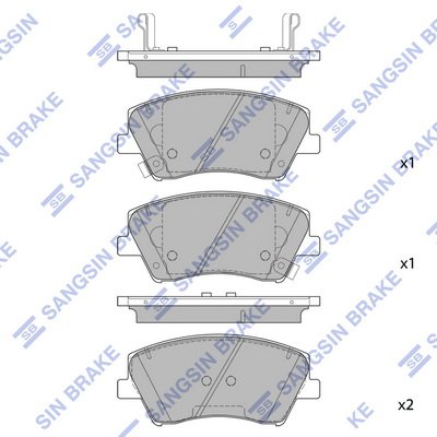 ÖN BALATA HYUNDAI ELANTRA 17=>
