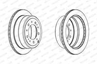 FREN DISKI ARKA DUZ-(329-5)-(TOYOTA: LANDCRUISER 98>>  4.2TD-4.7  )