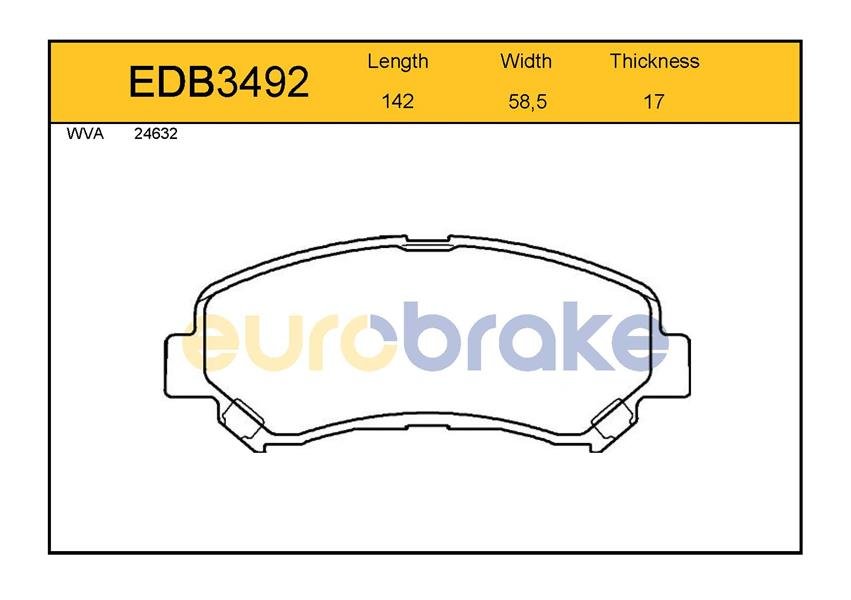 Ön Balata Qashqaı 1.5 Dci-1.6-2.0-2.0 Dci 07=> Xtraıl 2.0-2.0 Dci-2.5 07=>Koleos 2.0 Dcı 08=> Gdb3467-Fdb4051-Lp2031