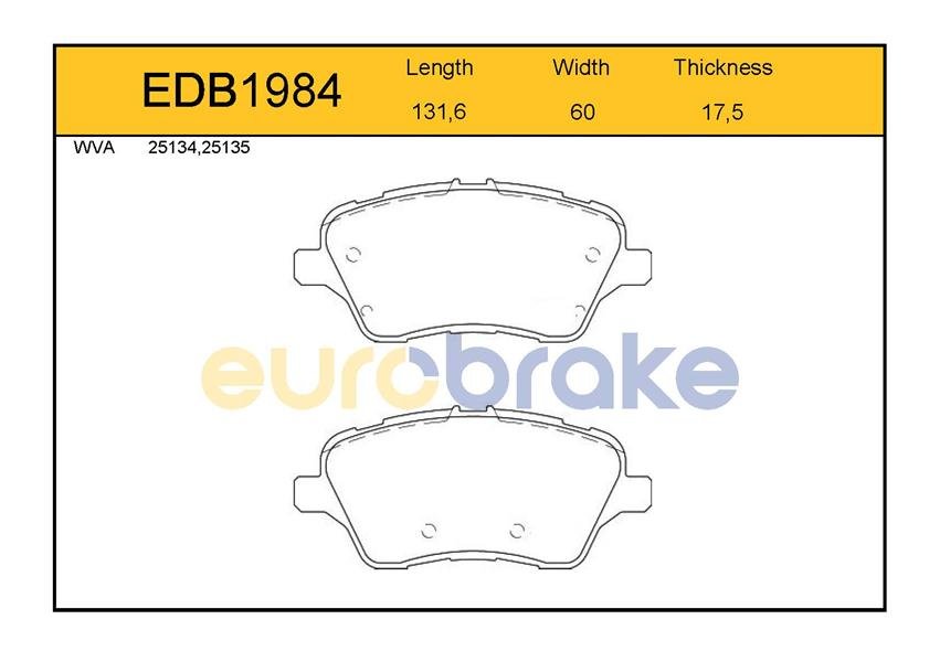 Ön Balata Ford Fıesta Vı 1.0-1.5 Tdcı-1.6 12= Bmax-Courıer 1.0-1.4-1.5 Tdcı 1.6-1.6 Tdci 12=> Gdb1959-Fdb4612-Lp2474
