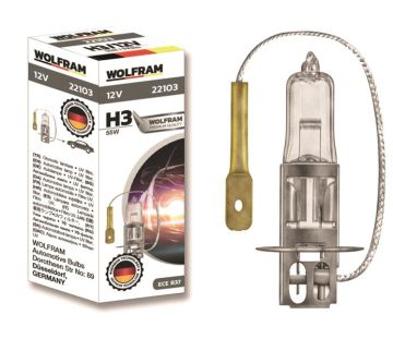 AMPUL 12V H3 55 PK22s STANDART IŞIK 64151