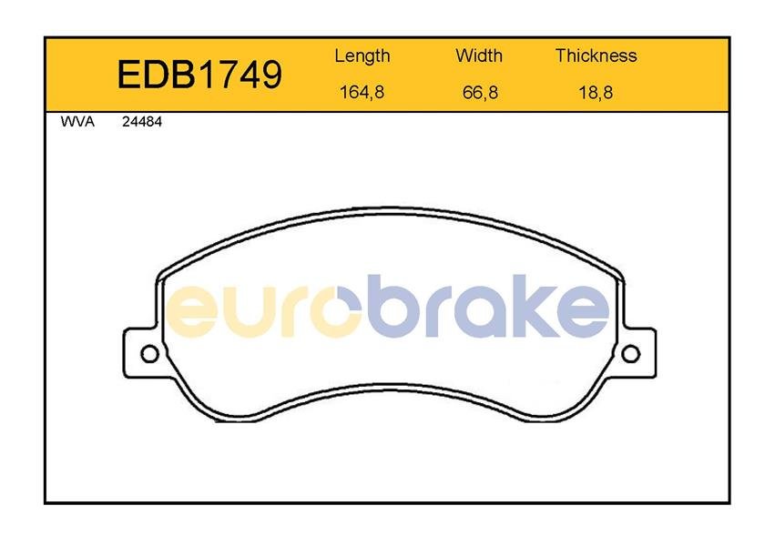 Ön Balata Vw Amarok 10=> Transit V184- V347 2.2 2.4 3.2 Tdcı 07.06=> (Fişli)İkaz Kablolu Gdb1724-Fvr1928-Lp1954