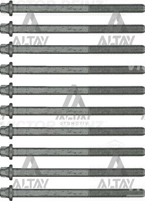 CİVATA SİLİNDİR KAPAK SAPLAMA ASTRA F  91-98 / ASTRA G 98-07 / 1.4-1.6 (X14NZ-C16SE-C14SE) TAKIM