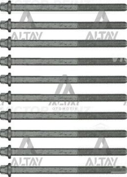 CİVATA SİLİNDİR KAPAK SAPLAMA ASTRA F  91-98 / ASTRA G 98-07 / 1.4-1.6 (X14NZ-C16SE-C14SE) TAKIM