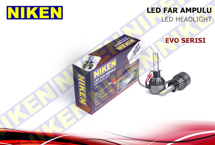 Ampul H3 Led Xenon Set 6500K 12V