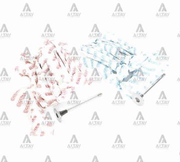 SUPAP TAKIM NQR 86 ENG. 4HK1 16V (IN-8 ÖLÇÜ:37x8x130.6 / EX-8 ÖLÇÜ:37x8x130.2)