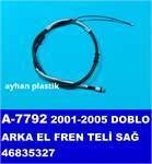 EL FREN TELI ARKA SAG (FIAT: DOBLO  2001-2005 )