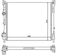 Motor Radyatoru (480×415×23) Clıo 1,5Dcı 01> Manuel