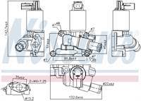 Egr Valfı Astra G Astra H Corsa C 1,2 / 1,4 16V Benz, Z12Xep Z14Xep Z14Xel Corsa D 1,0 / 1,2 A10Xep