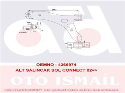SALINCAK SOL TRANSIT-TOURNEO CONNECT 1.8 16V-1.8DI-1.8TDCI 02=>