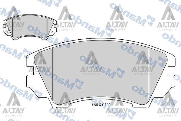 FREN BALATA INSIGNIA 08=> / CASCADA 13=> 1.4-1.4T-1.6SIDI-2.0CDTI ÖN