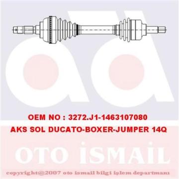 (x) AKS ÖN SOL DUCATO 2.8 TDI 97-02 -BOXER-JUMPER 2.0 2.5 D 2.5TDI (94-00) 14Q (abs li )